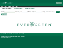 Tablet Screenshot of demo.evergreencatalog.com